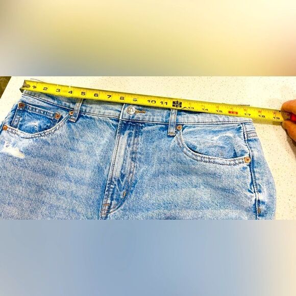 American Eagle Stovepipe Distressed Stretch Jeans 14 Long 32x33 NWT - Picture 8 of 12